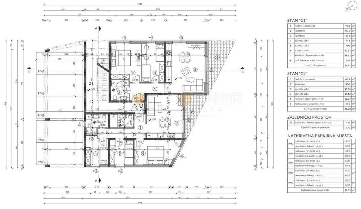 Stanovanje Peroj, Vodnjan, 65m2