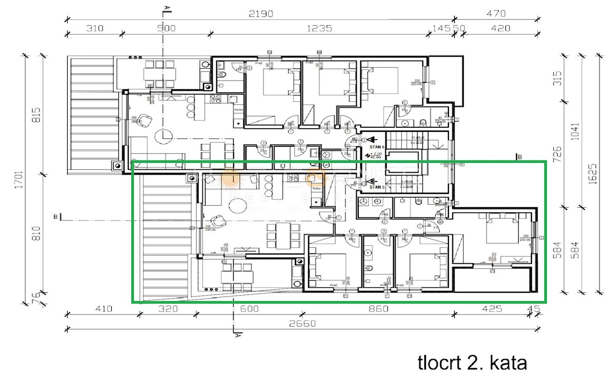 Stanovanje Premantura, Medulin, 115m2