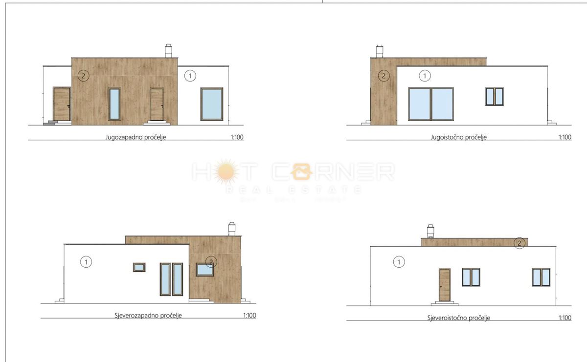 Edinstvena priložnost – moderna vila z bazenom in vrtom v Valdebeku, Pula