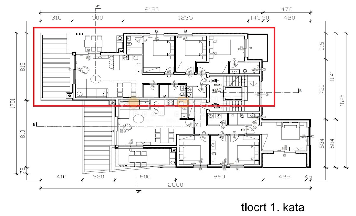 Stanovanje Premantura, Medulin, 109m2