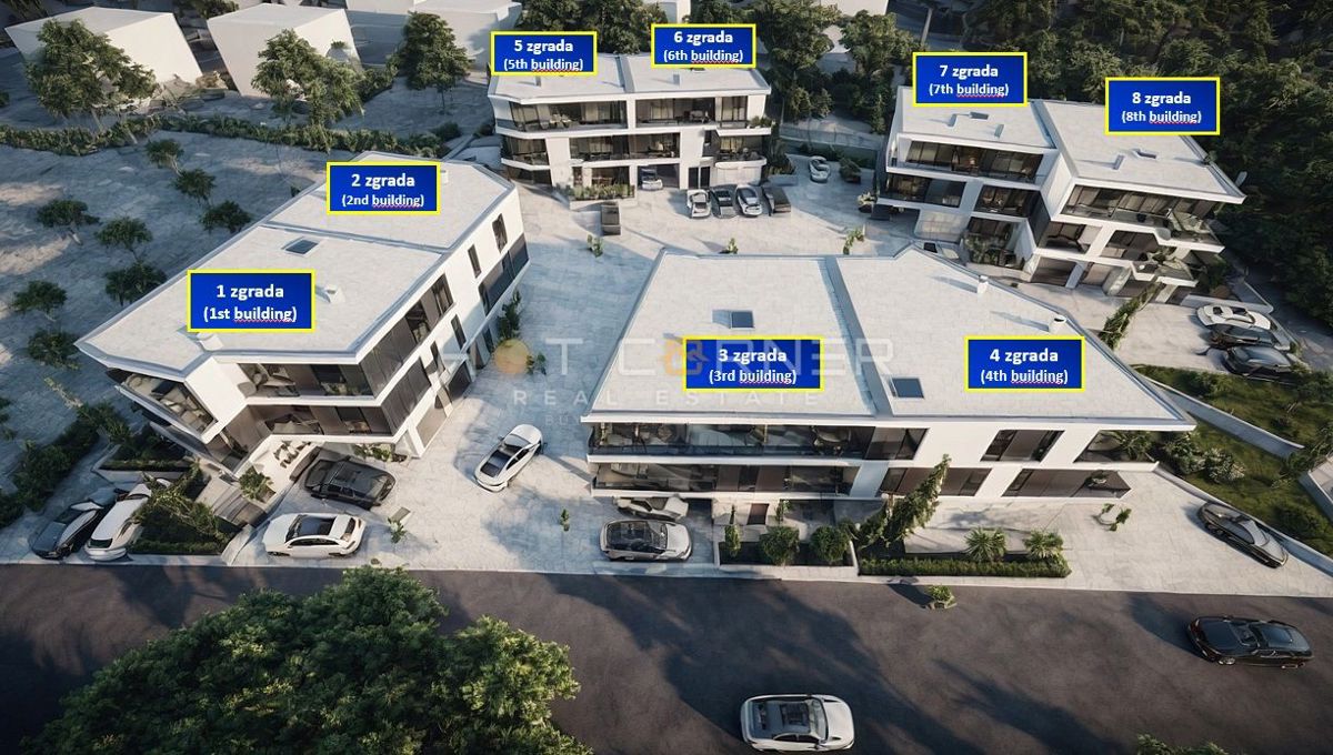 Moderen penthouse, 3 spalnice, ogromna terasa, blizu morja!