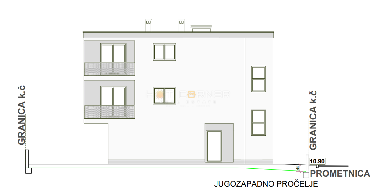Stanovanje Valdebek, Pula, 70,92m2