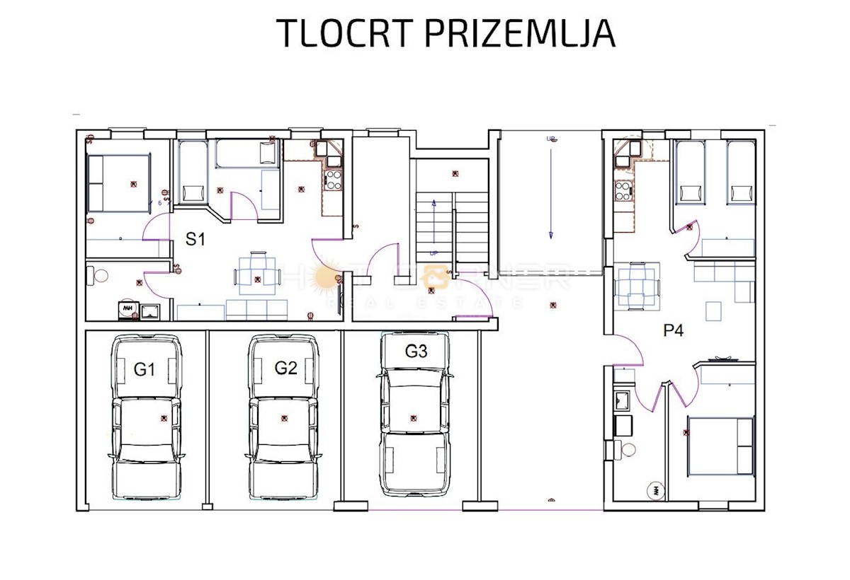 Stanovanje Monvidal, Pula, 100m2