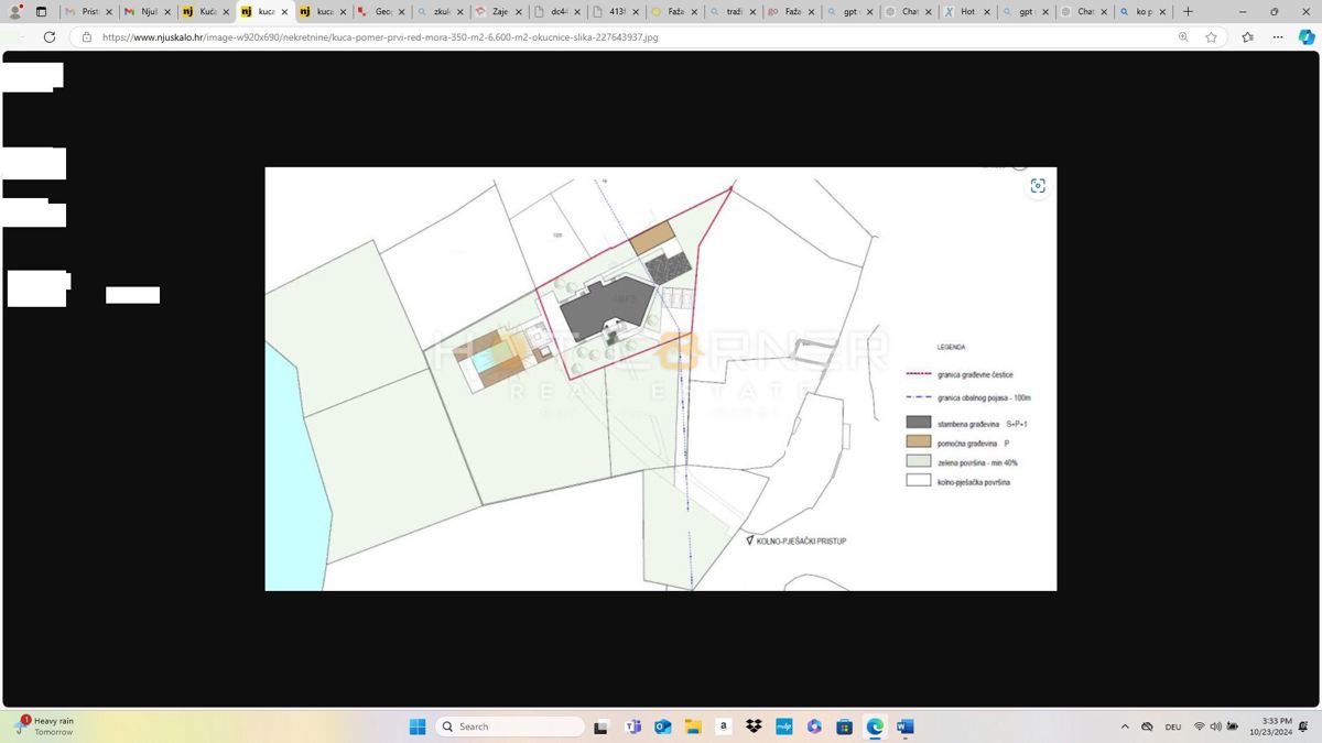 Fantastična priložnost: Vila na parceli 6.600 m² v prvi vrsti ob morju