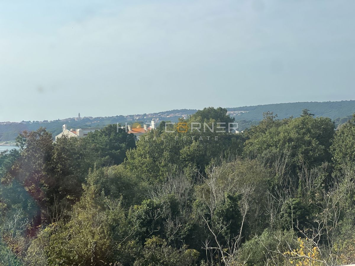 Medulin, 500 m od plaže, čudovita novogradnja, 2 spalnici, pogled na morje, garaža