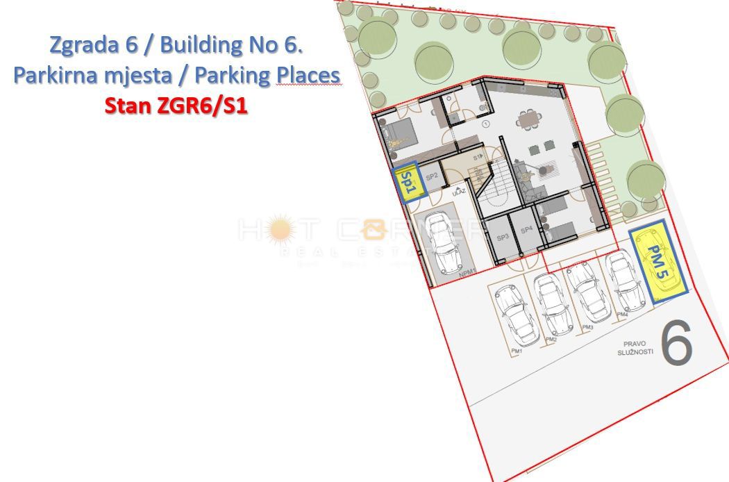 Pula, Veli Vrh, čudovita lokacija 300 m od morja, moderno pritlično stanovanje 2SS + 75 m² vrta