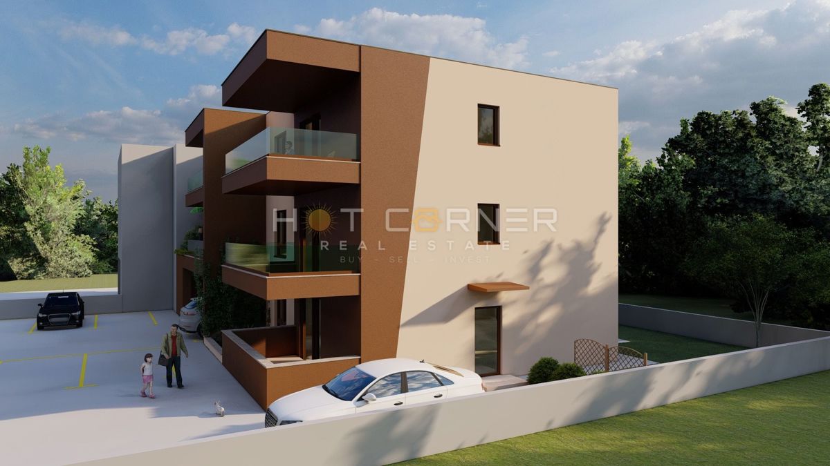 Medulin, čudovita lokacija, pritlično stanovanje z vrtom