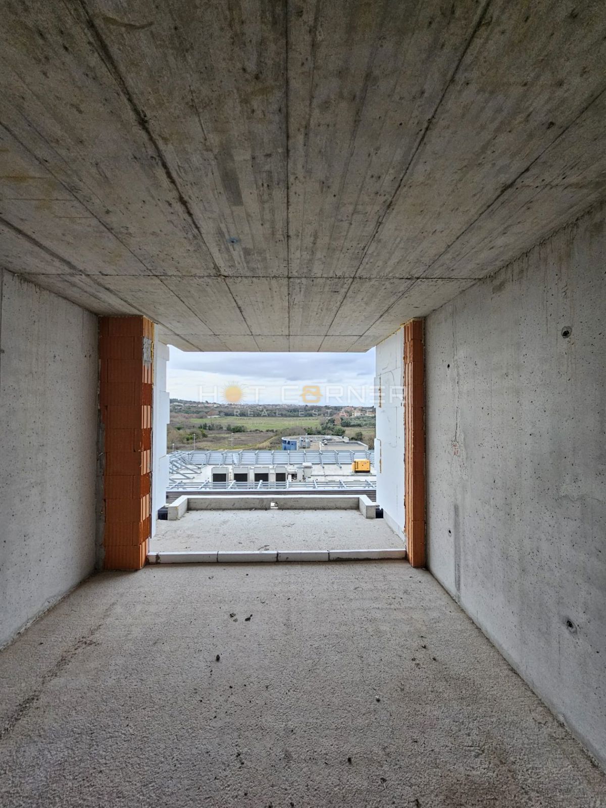 Pogledna dvosobna, terasa 6. nadstropje – Monvidal, Pulj