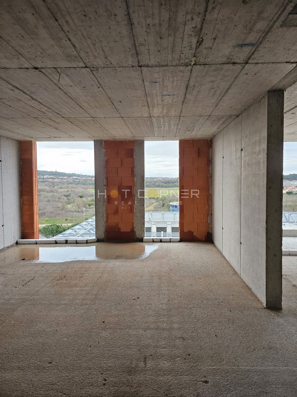 Pogledna dvosobna, terasa 6. nadstropje – Monvidal, Pulj