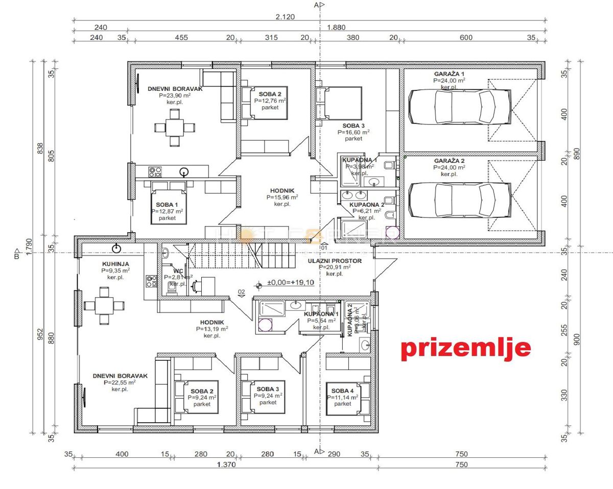 Stanovanje Banjole, Medulin, 130m2
