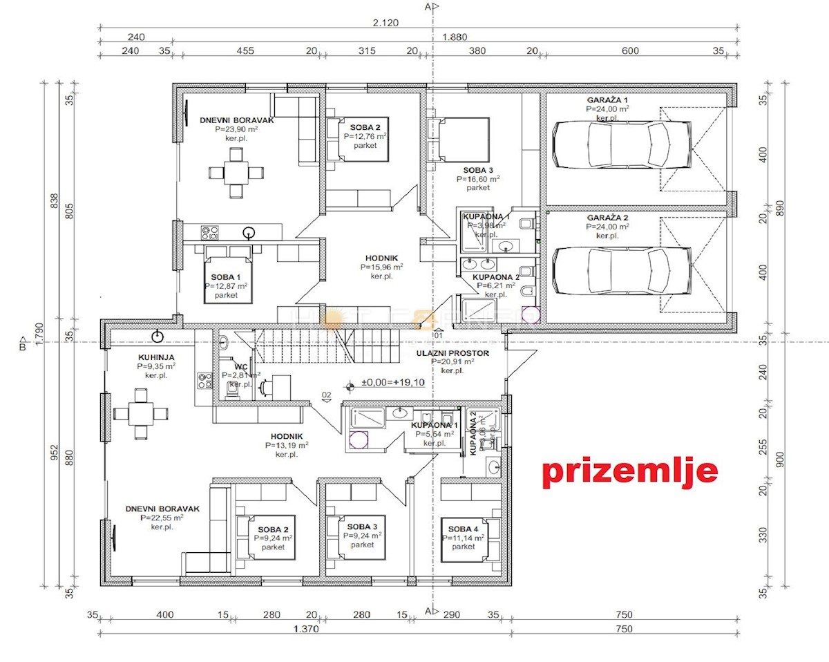 Stanovanje Banjole, Medulin, 130m2