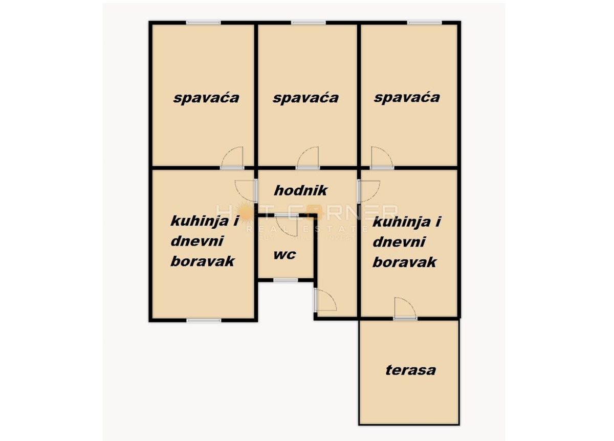 Stanovanje Centar, Pula, 115m2