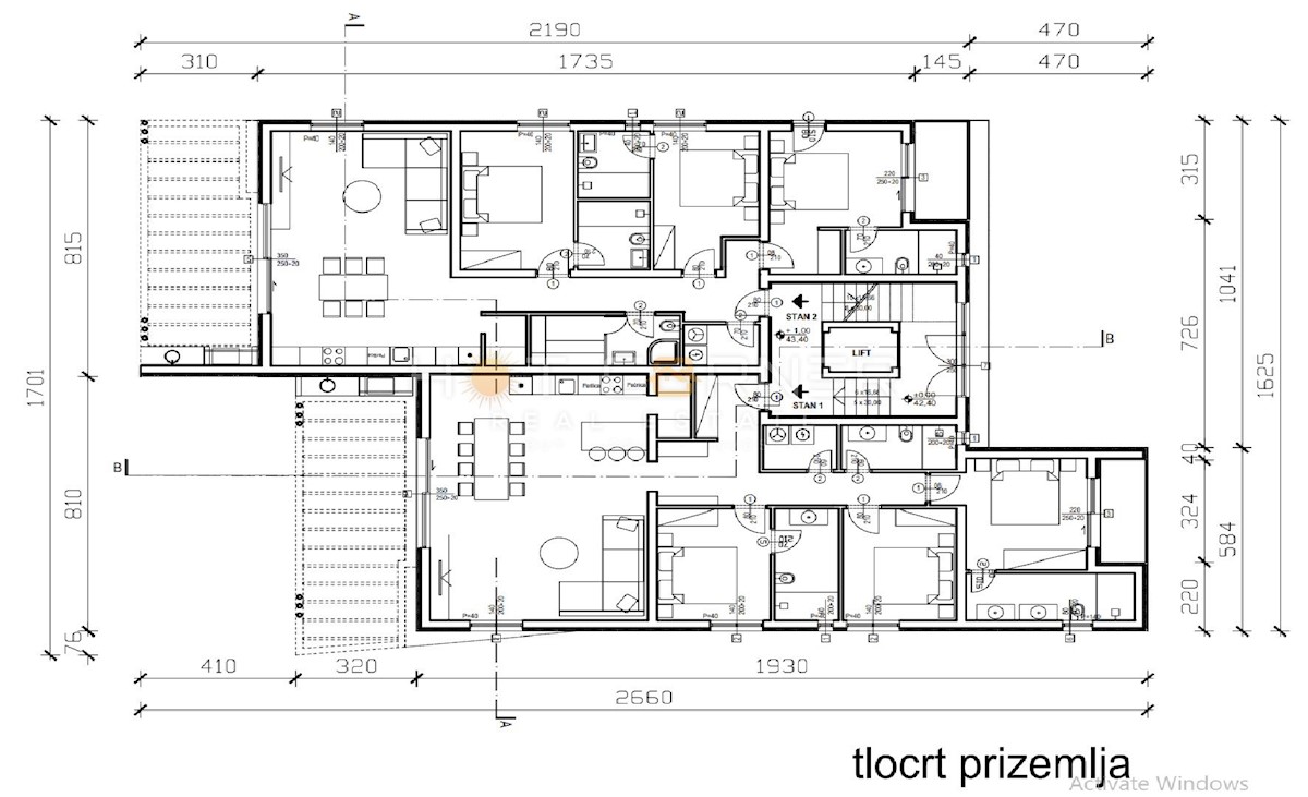 Stanovanje Premantura, Medulin, 120m2