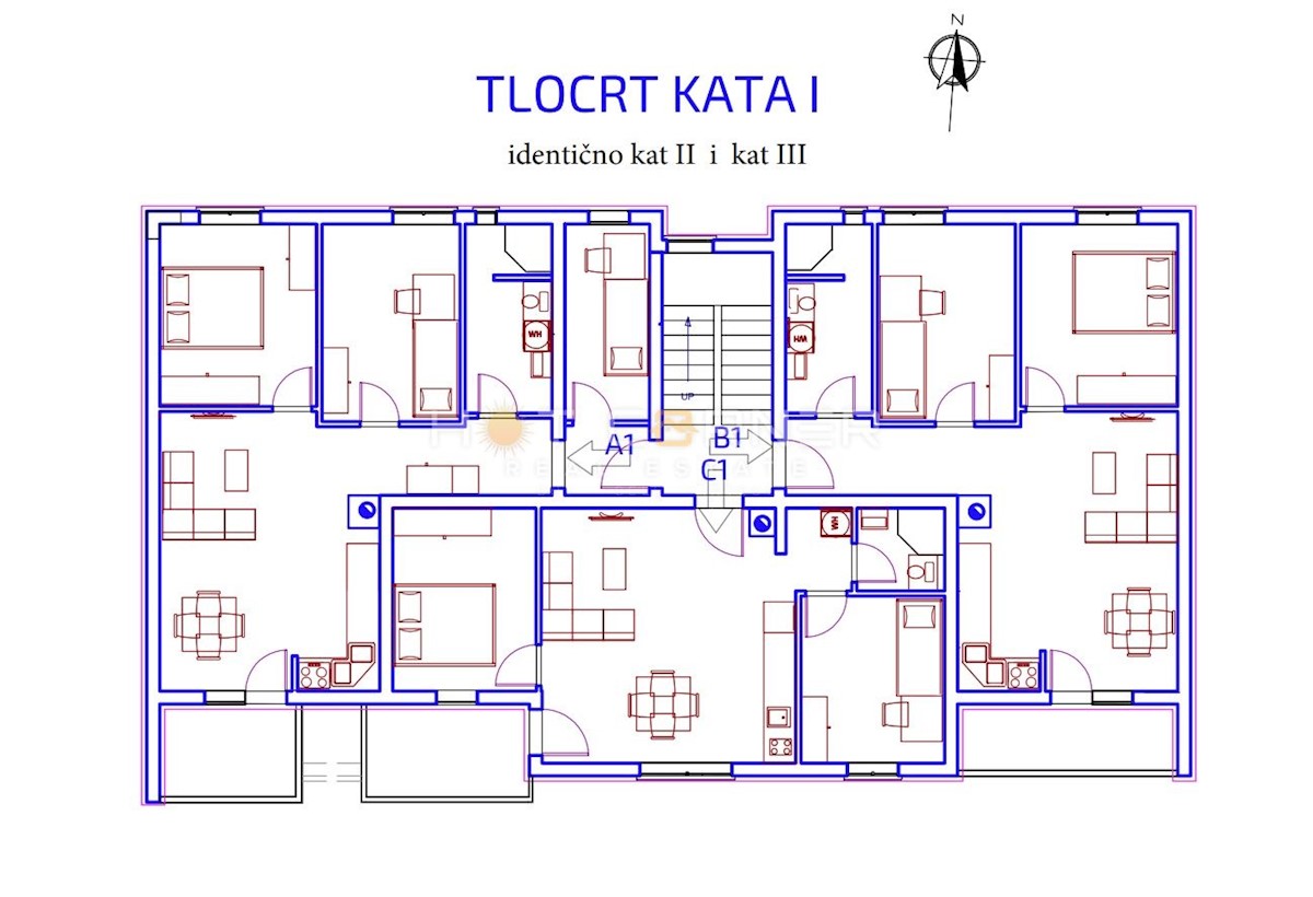 Stanovanje Monvidal, Pula, 100m2