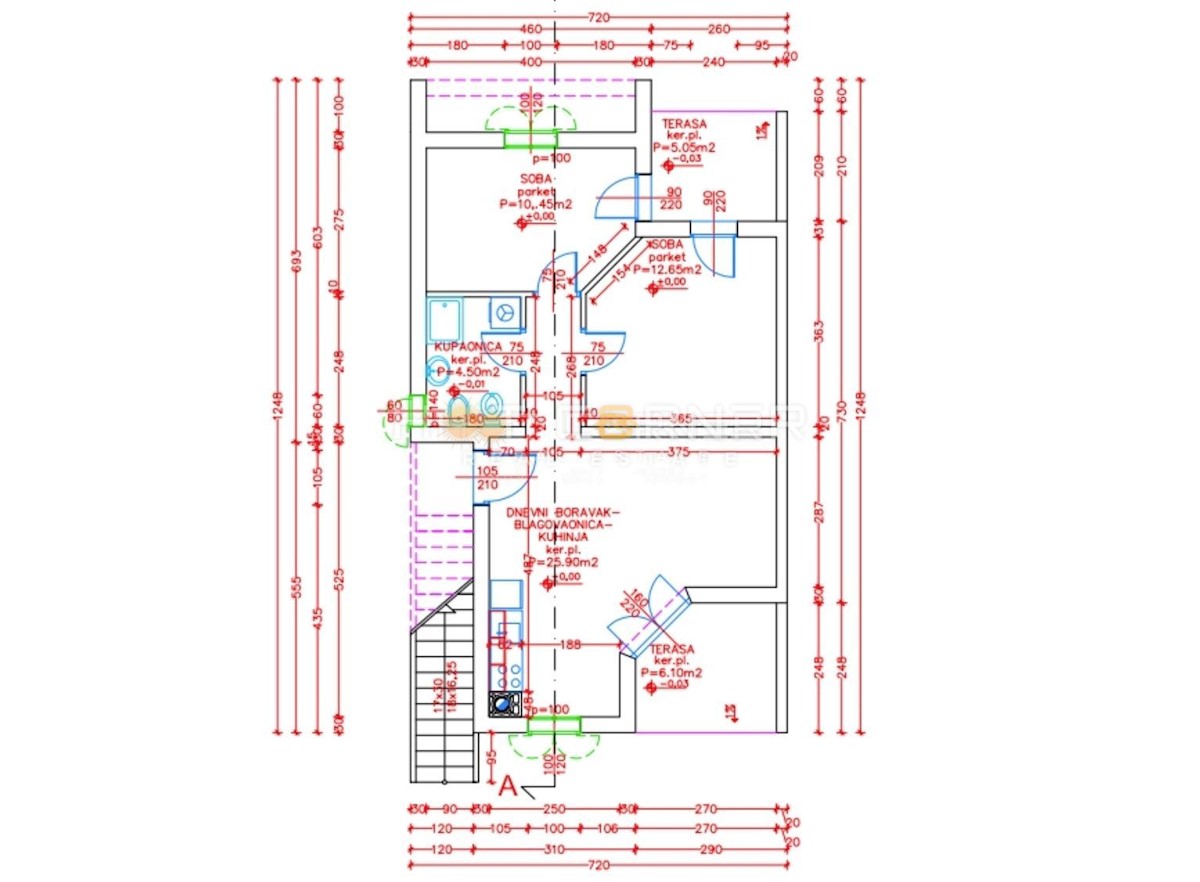 Stanovanje Medulin, 71m2