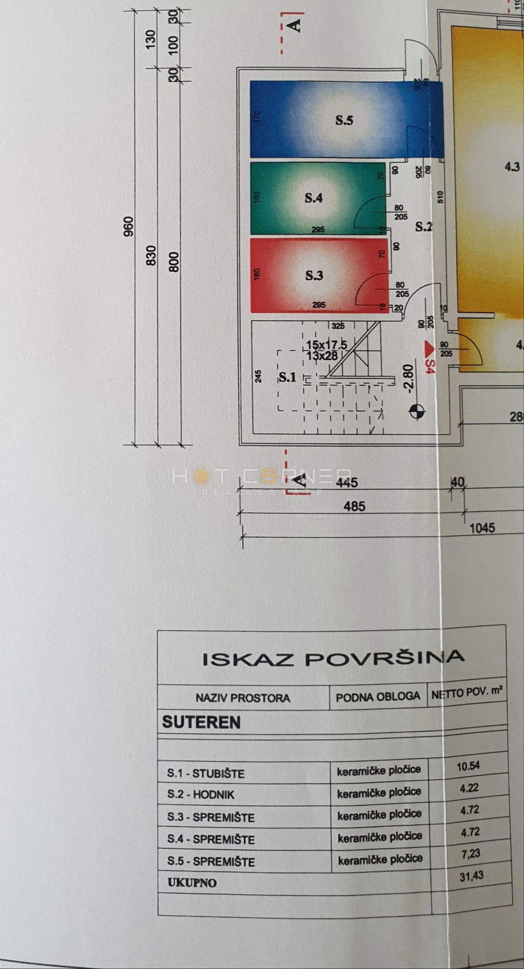 Stanovanje Gregovica, Pula, 72,50m2