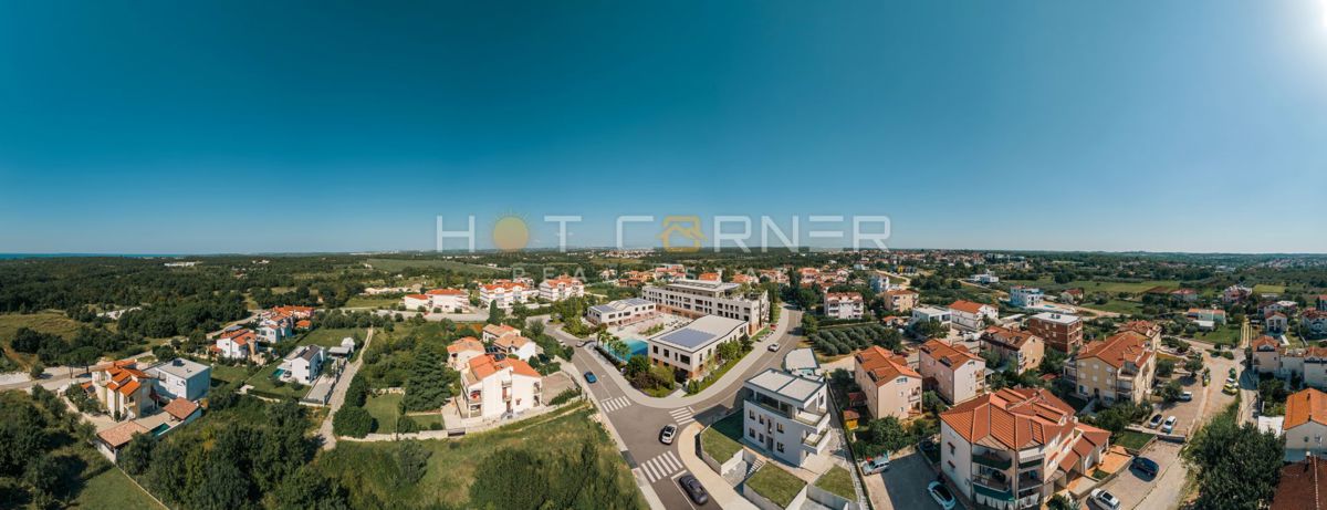 Poreč, luksuzno stanovanje, 3 spalnice, čudovit pogled na morje, bazen, dvigalo