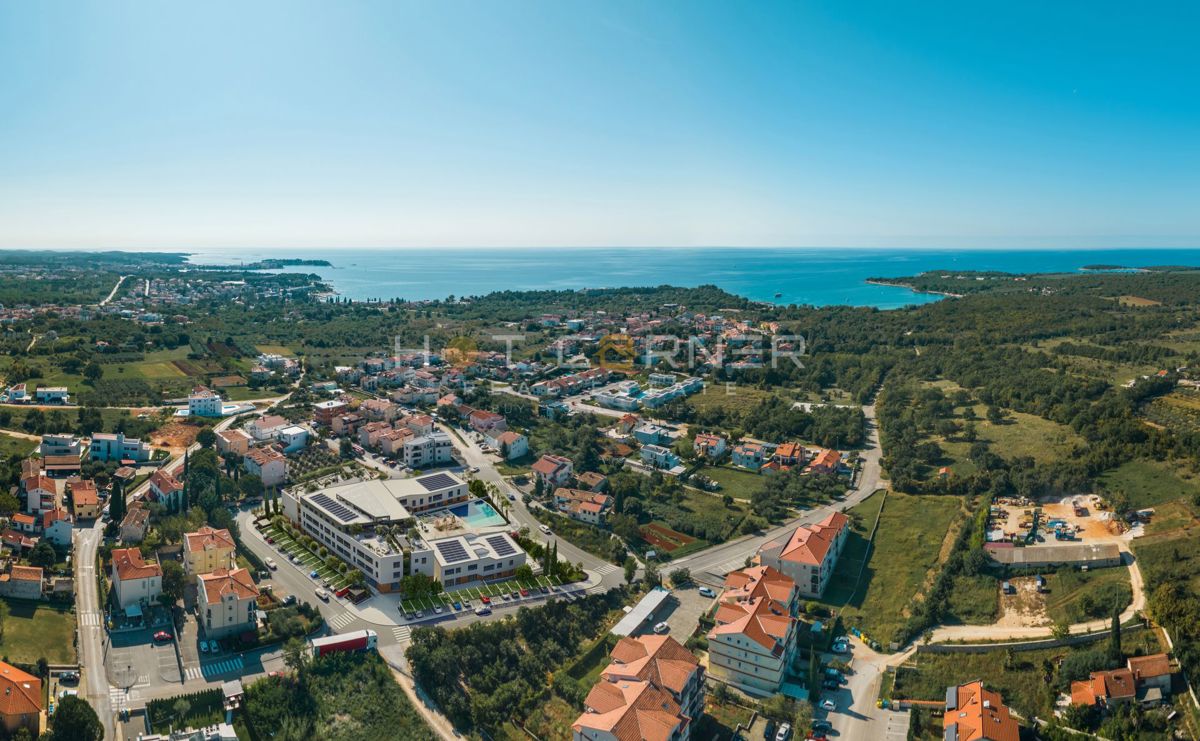 Poreč, luksuzno stanovanje, 3 spalnice, čudovit pogled na morje, bazen, dvigalo