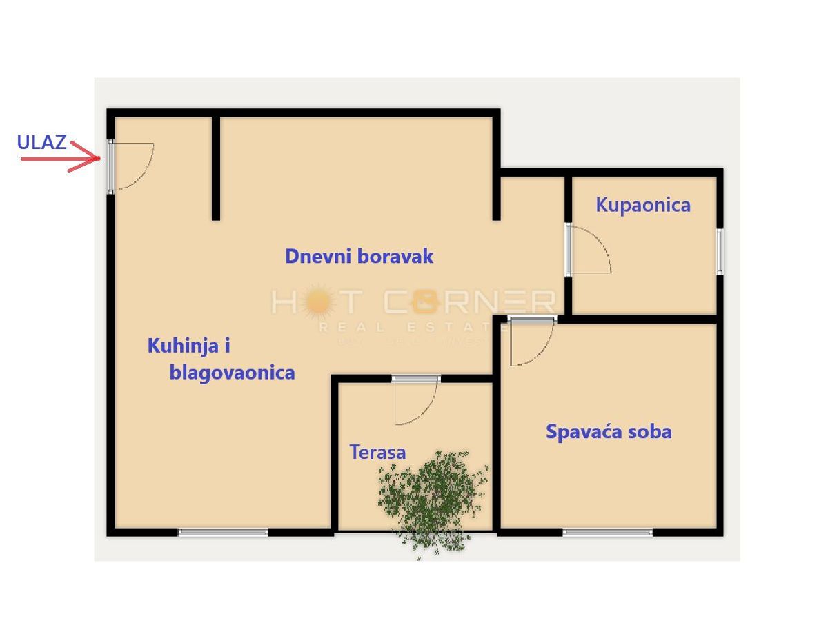 Stanovanje Peroj, Vodnjan, 47,50m2