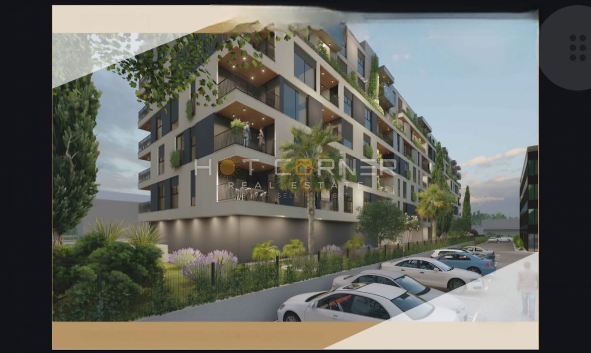 Dvosobno stanovanje v novogradnji z ložo in parkirnim mestom – Monvidal, Pulj