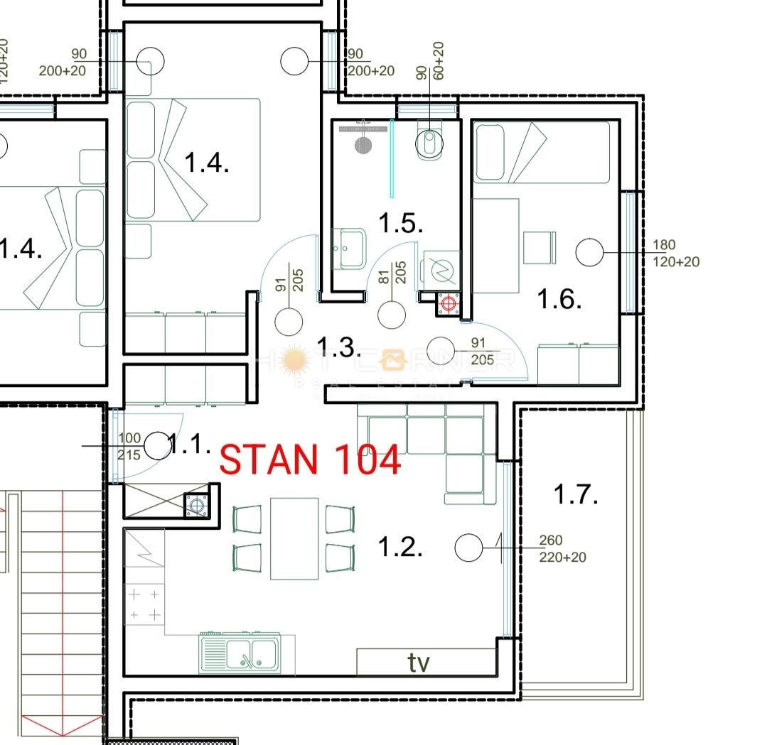 Stan 59 m² v Pulju - idealen za prvi dom ali investicijo