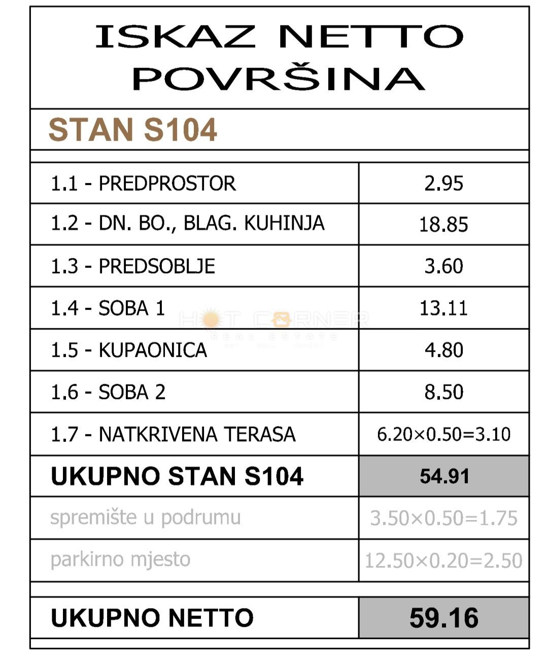 Stan 59 m² v Pulju - idealen za prvi dom ali investicijo