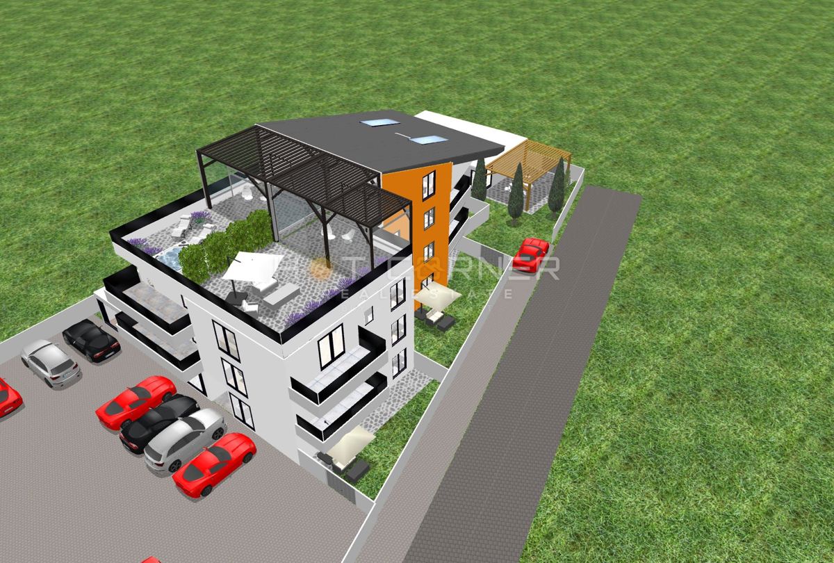 Ližnjan, okolica, pritlično stanovanje s 100 m2 vrta