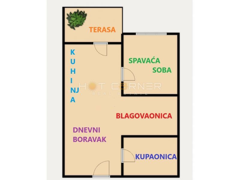 Stanovanje Stoja, Pula, 56m2