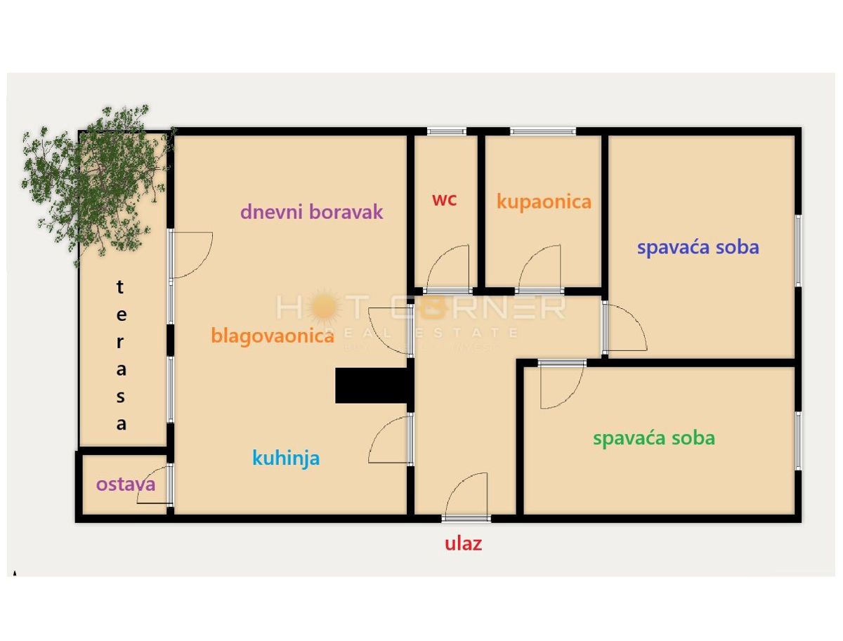 Stanovanje Stoja, Pula, 71m2