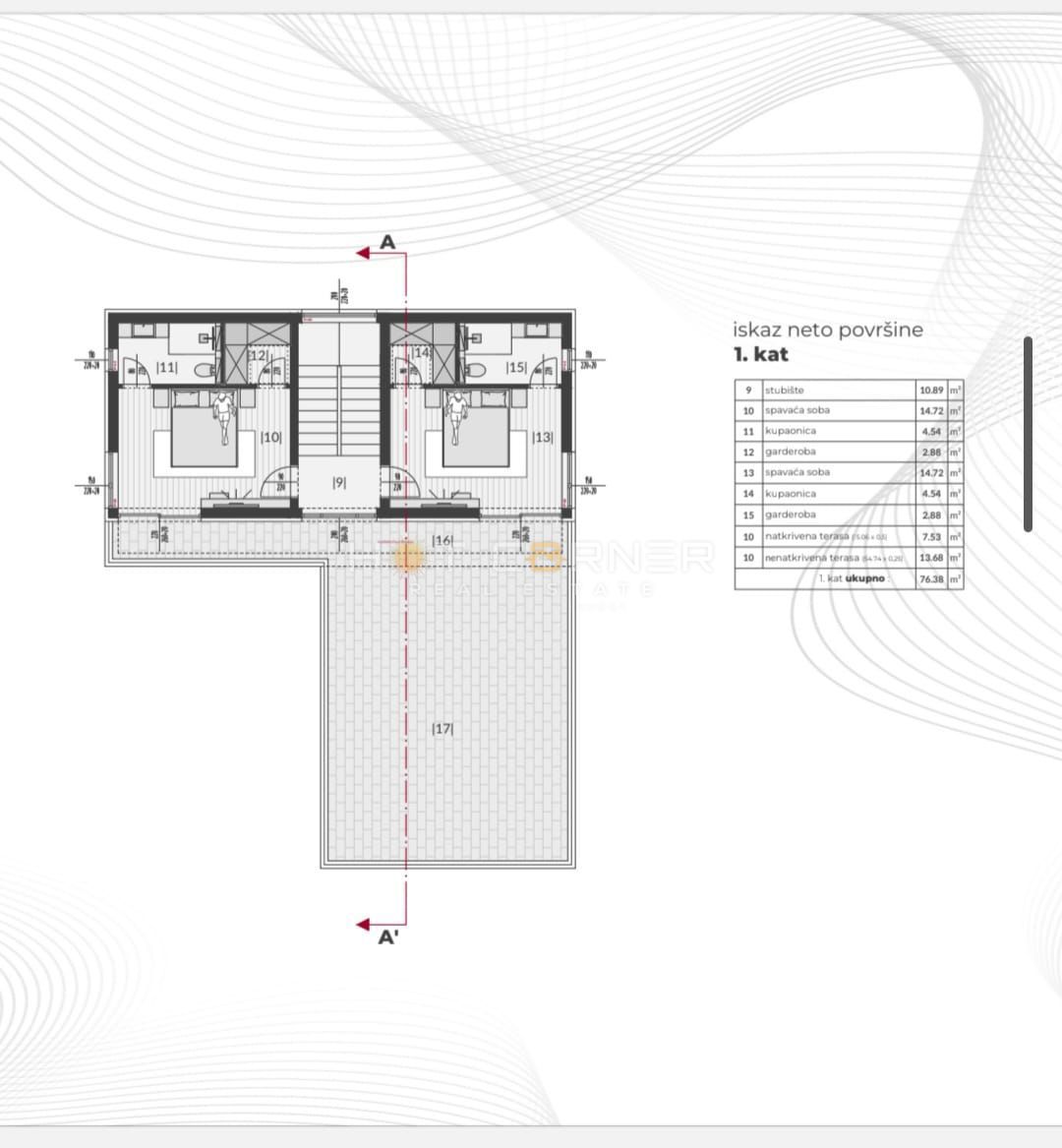 Zazidljivo zemljišče z gradbenim dovoljenjem v Ližnjanu