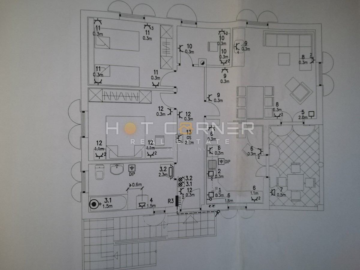 Hiša Veli vrh, Pula, 230m2