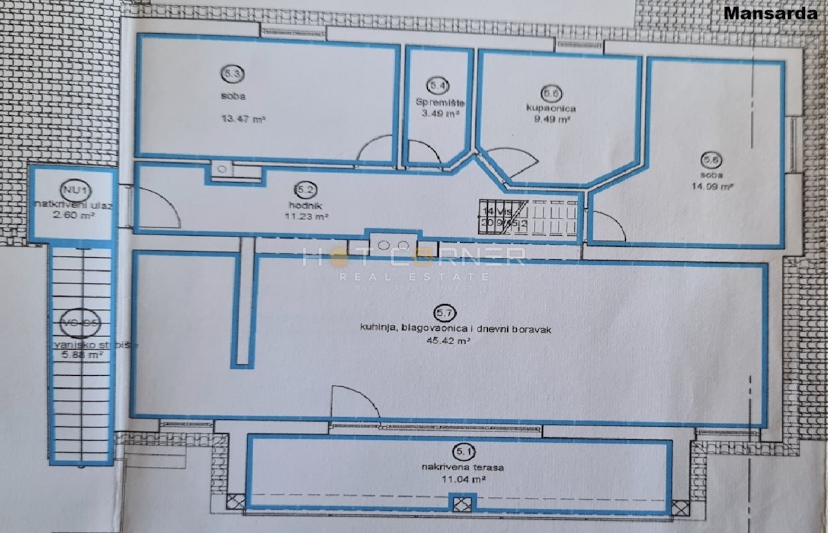 Stanovanje Fažana, 210m2