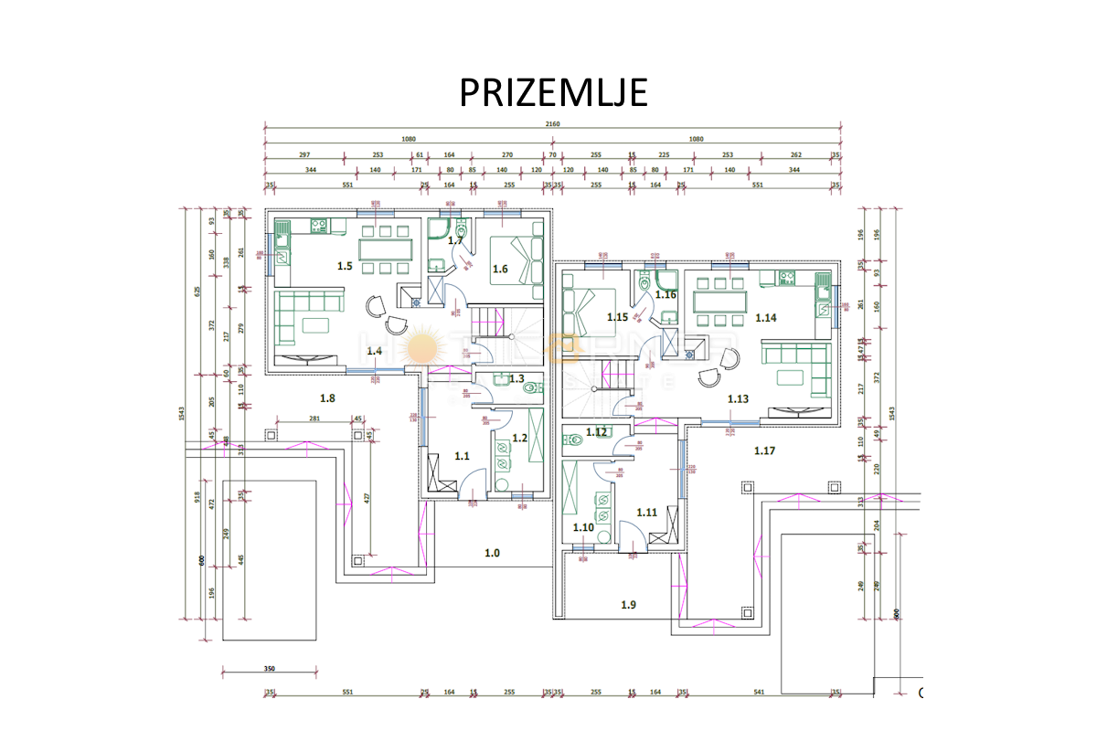 Gradbeno zemljišče Veliki Vareški, Marčana, 750m2