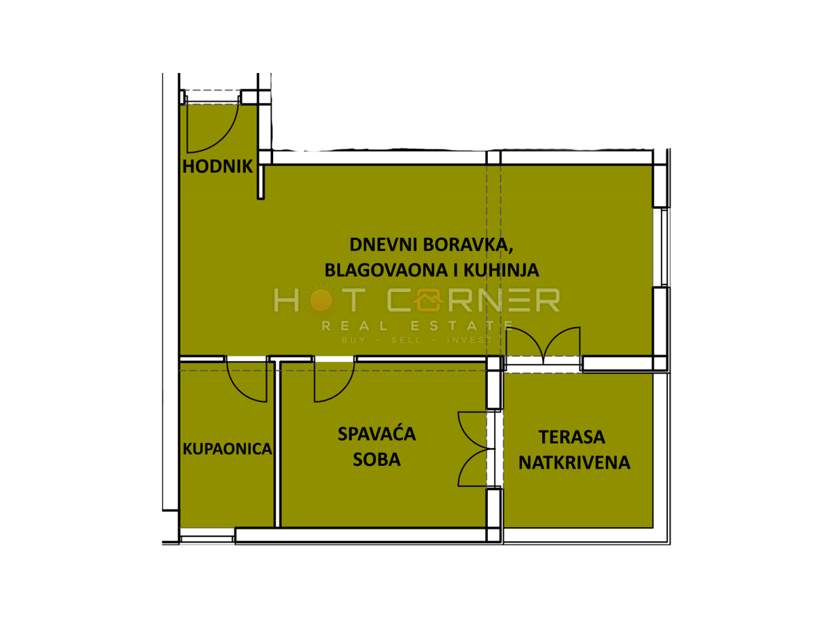Stanovanje Kaštanjer, Pula, 50m2
