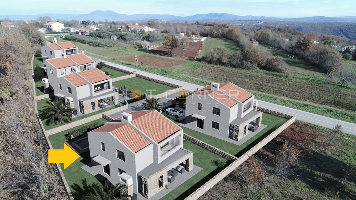 Čudovito Gradbeno Parcelo z Razgledom na Morje in Projektom za Moderno Vilo, Parcela D (VILLA DIANA) 