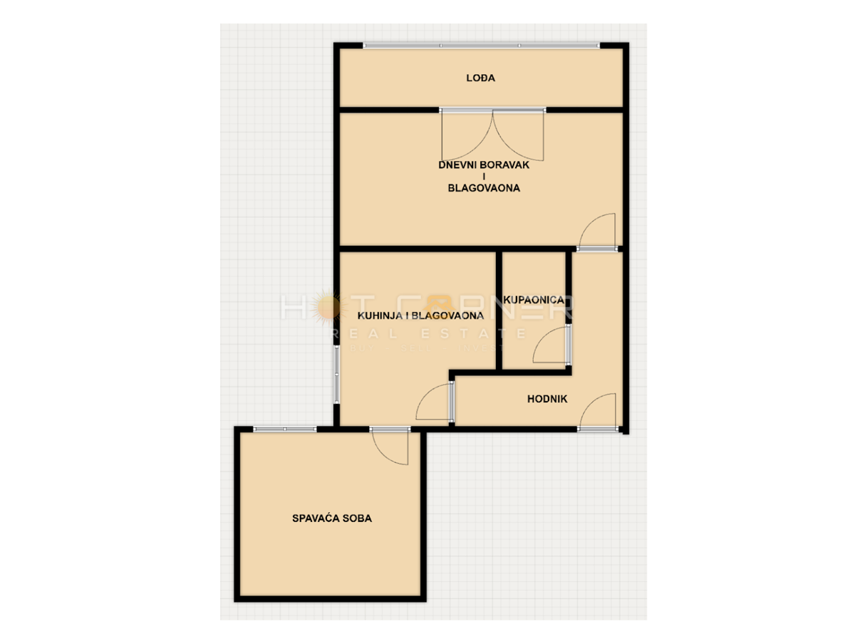 Stanovanje Vidikovac, Pula, 52,50m2