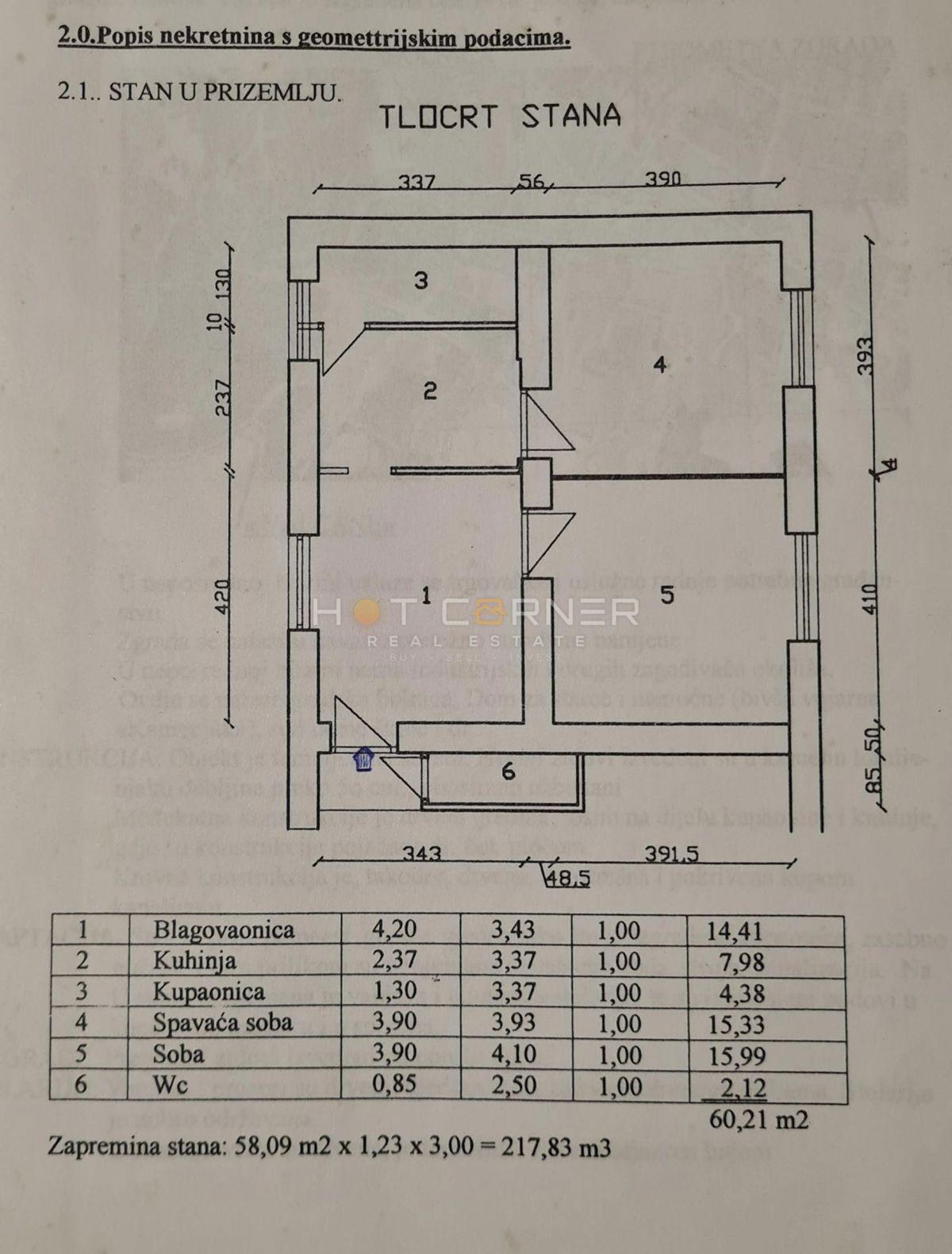 Stanovanje Veruda, Pula, 57m2