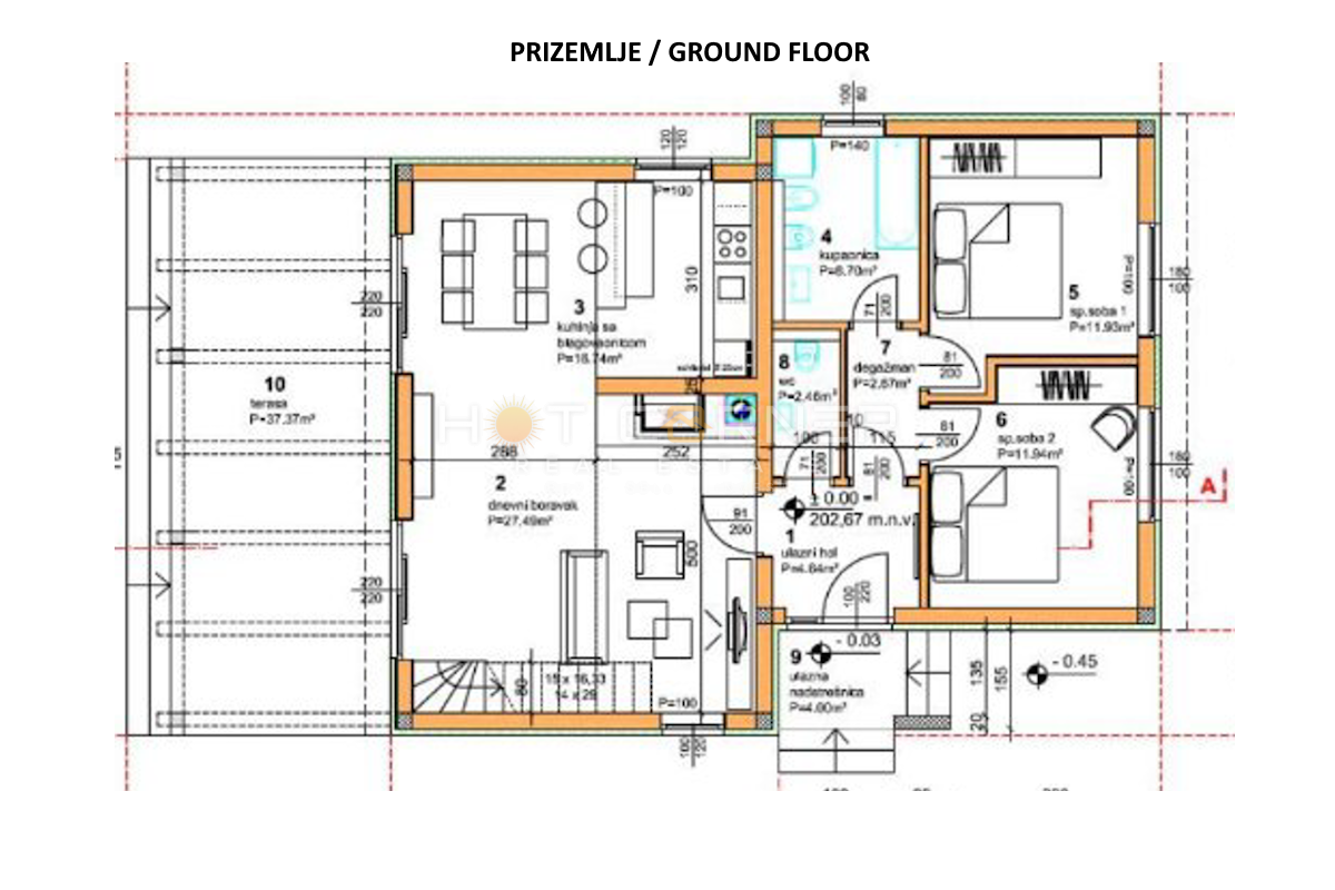 Hiša Kujići, Marčana, 150m2