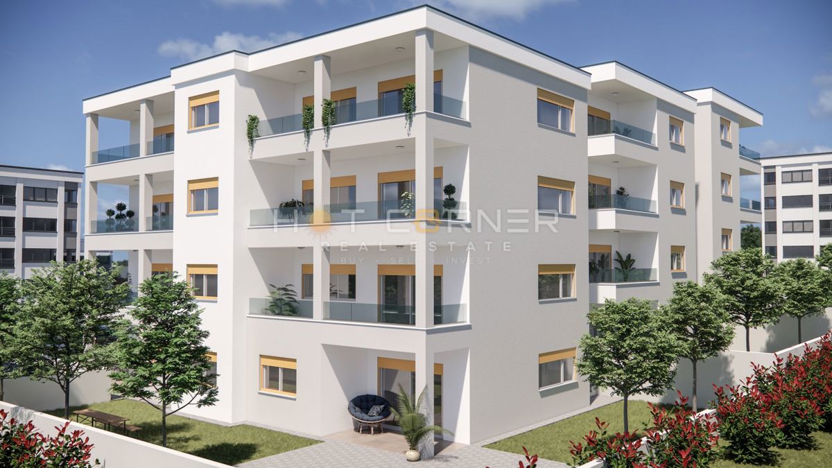 Pula - novogradnja blizu centra | Stan S101, 2 sobe, terasa, parkirišče