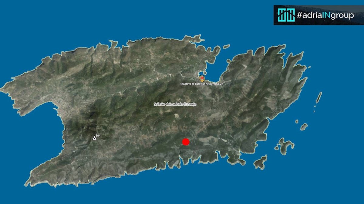 Gradbeno zemljišče, Vis / Marinje Zemlje, 1295m2 / VIDEO - preberite opis
