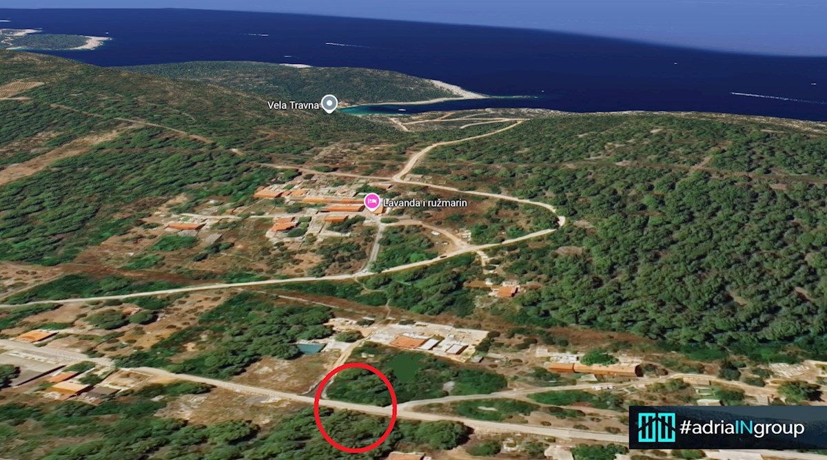 Gradbeno zemljišče, Vis / Marinje Zemlje, 1295m2 / VIDEO - preberite opis