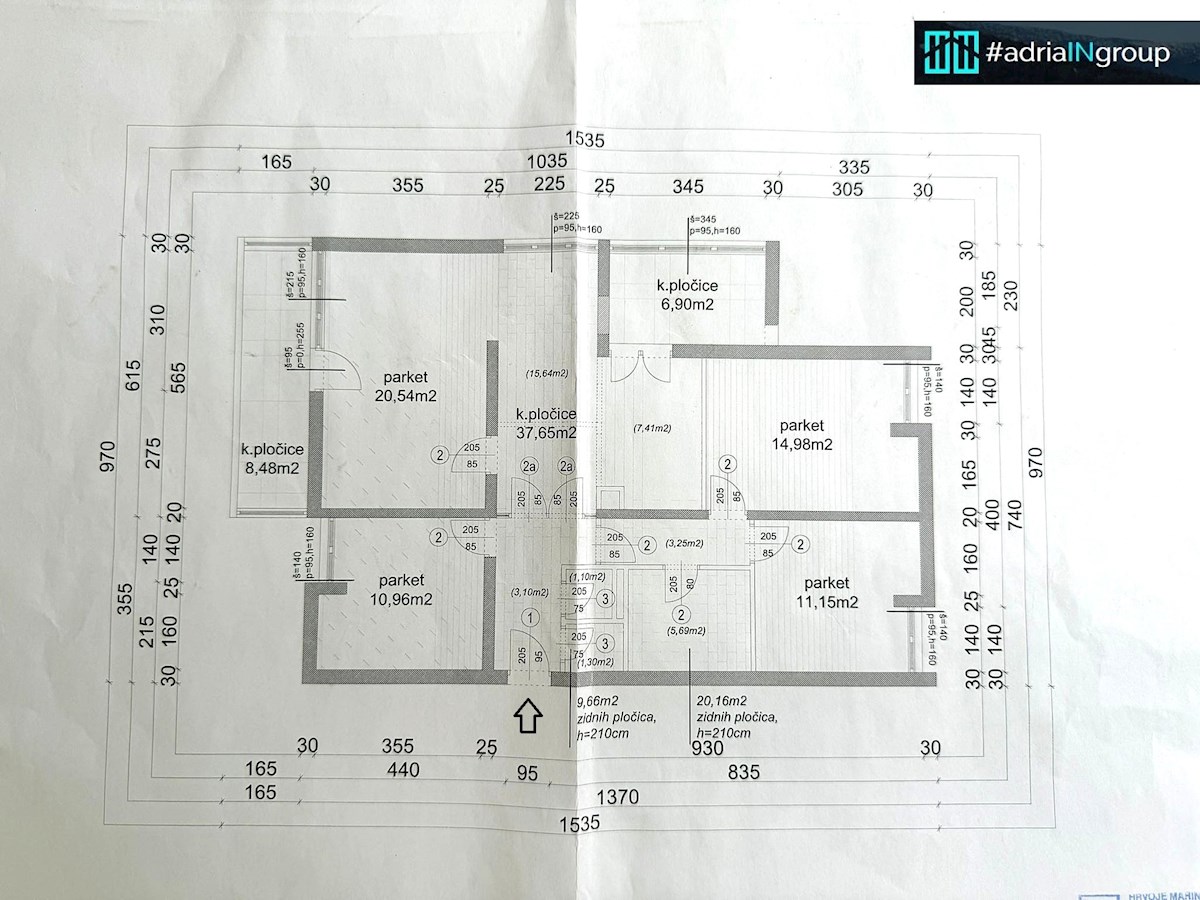 Marjan - Spinut / MODERN 3-SOBNI APARTMA / VRHUNSKA LOKACIJA / preberite opis - VIDEO
