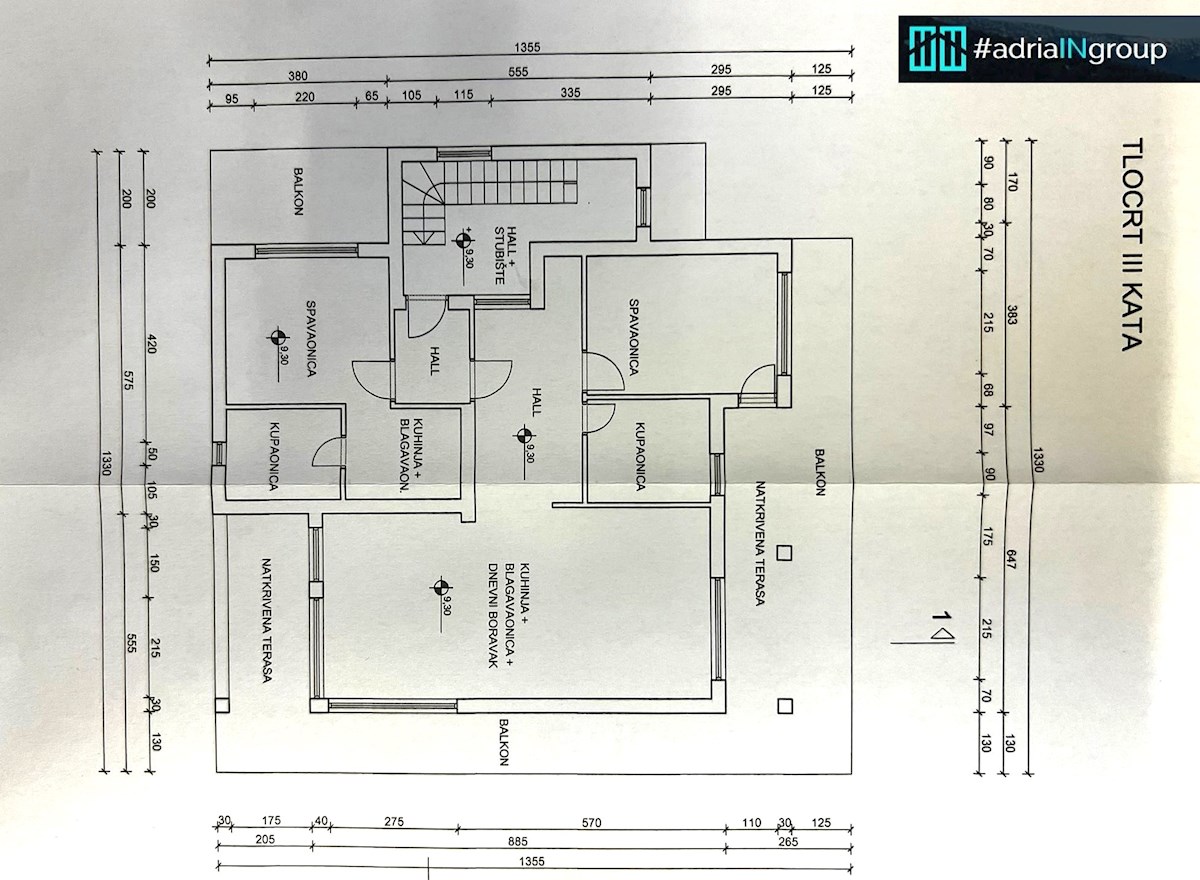 ČIOVO // Slatine, apartmajska hiša 50m od morja / pogled / preberi opis