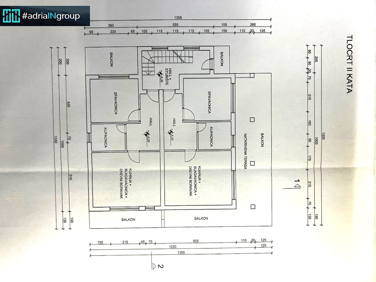 ČIOVO // Slatine, apartmajska hiša 50m od morja / pogled / preberi opis