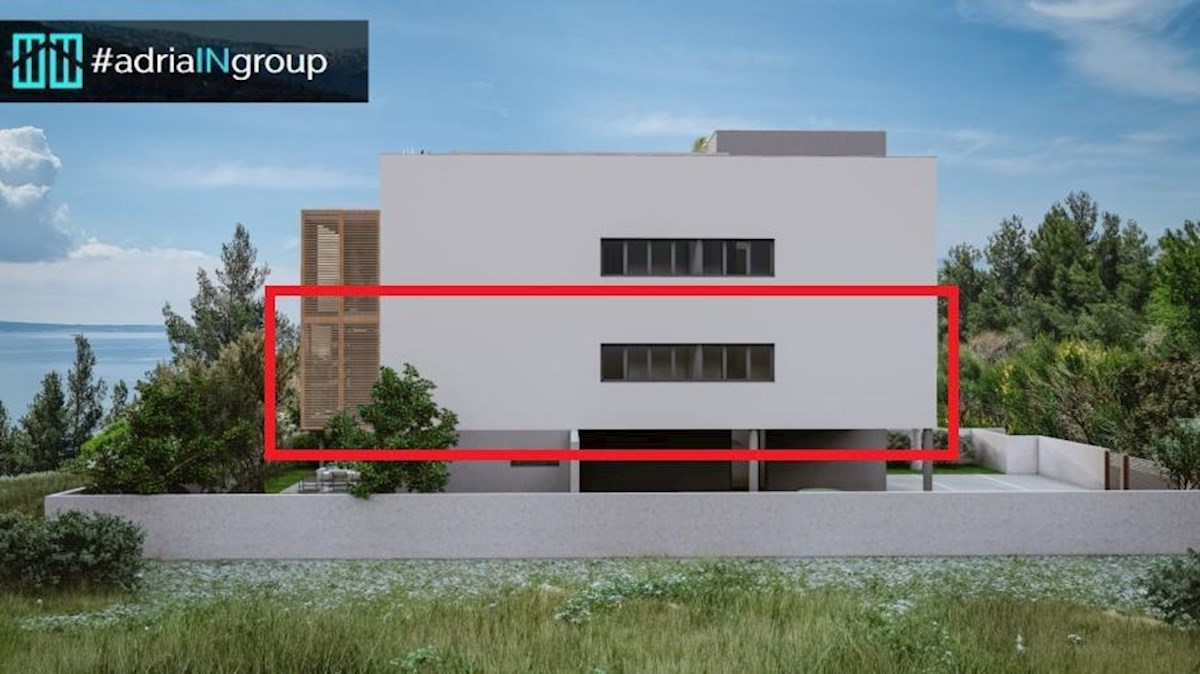 Podstrana | 3-sobno stanovanje 87 m², loža in parkirišče - novogradnja