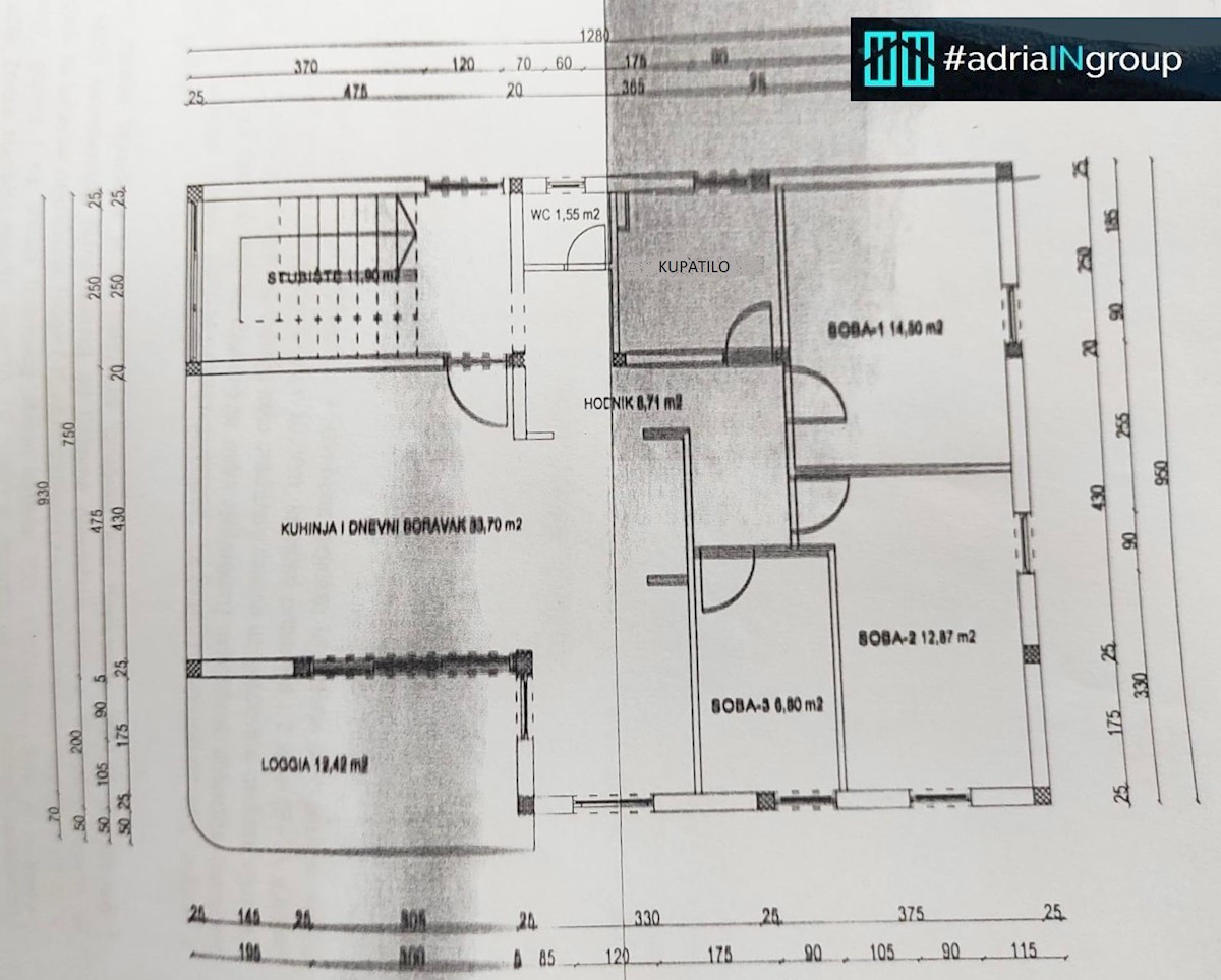 Okrug Gornji, PENTHOUSE / POGLED NA MORJE / 80m od plaže - VIDEO / preberi opis