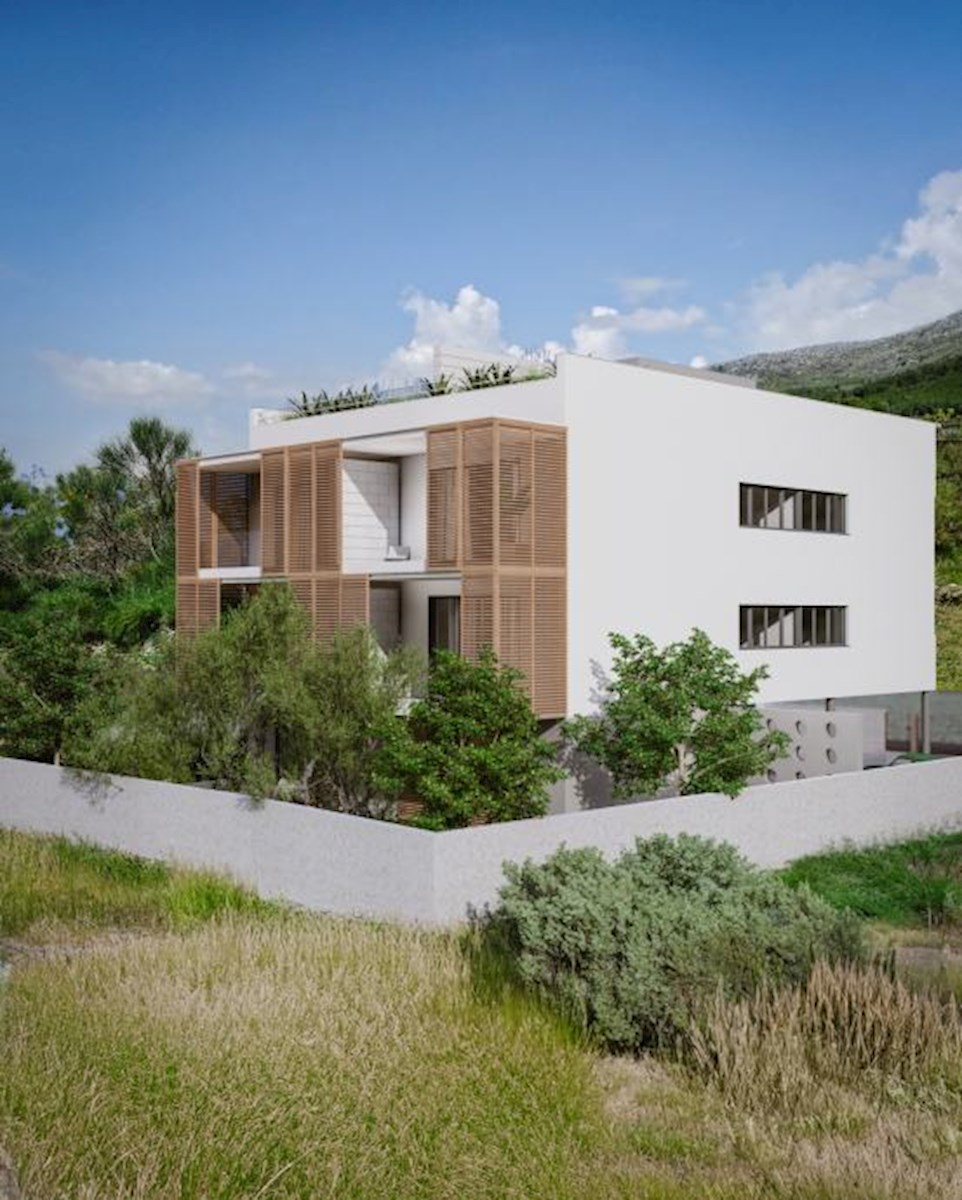 Podstrana | 2-sobno stanovanje 95,95 m² - strešna terasa, razgled, parkirišče