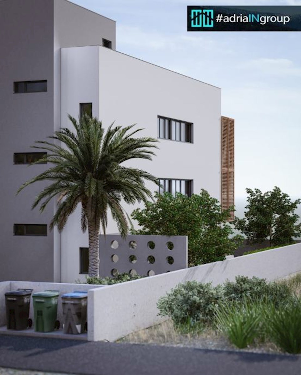 Podstrana | 2-sobno stanovanje 95,95 m² - strešna terasa, razgled, parkirišče