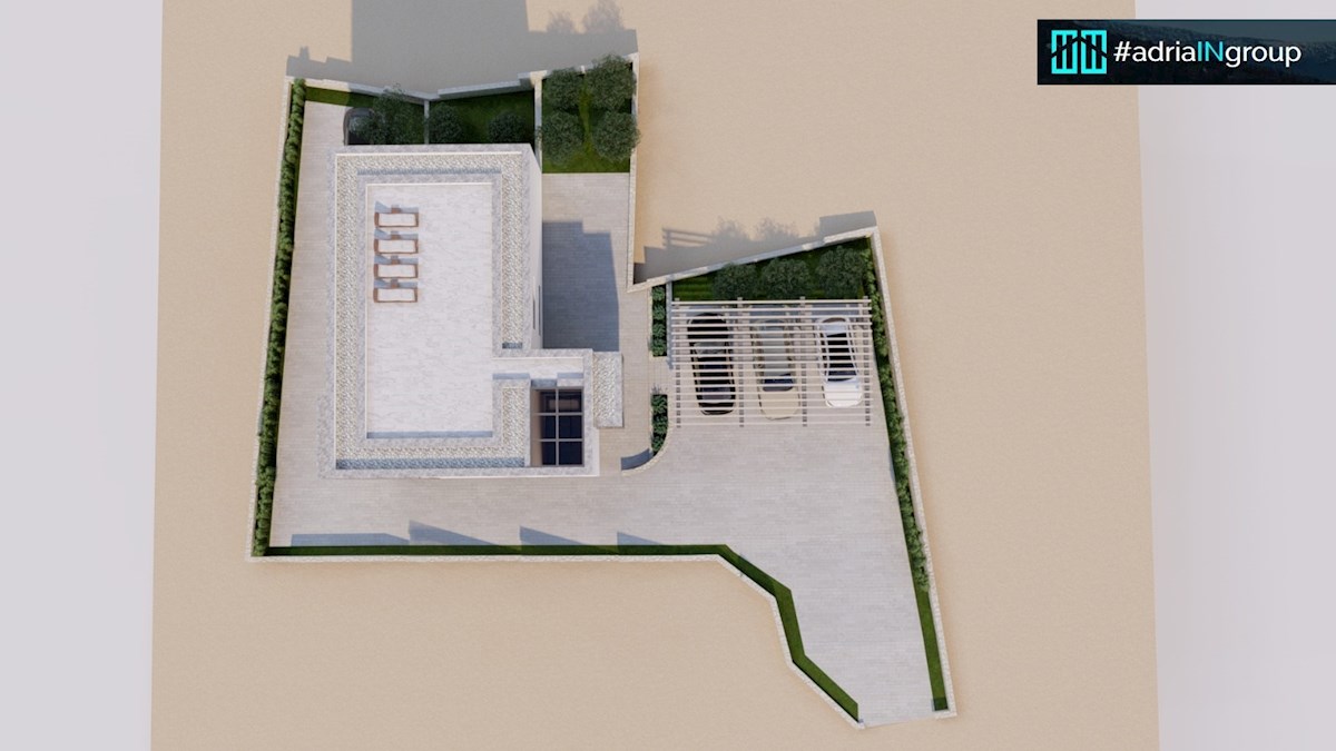PROJEKT Z DOVOLJENJEM (pogled na morje) / Zazidljivo zemljišče, Podstrana, PREBERI OPIS
