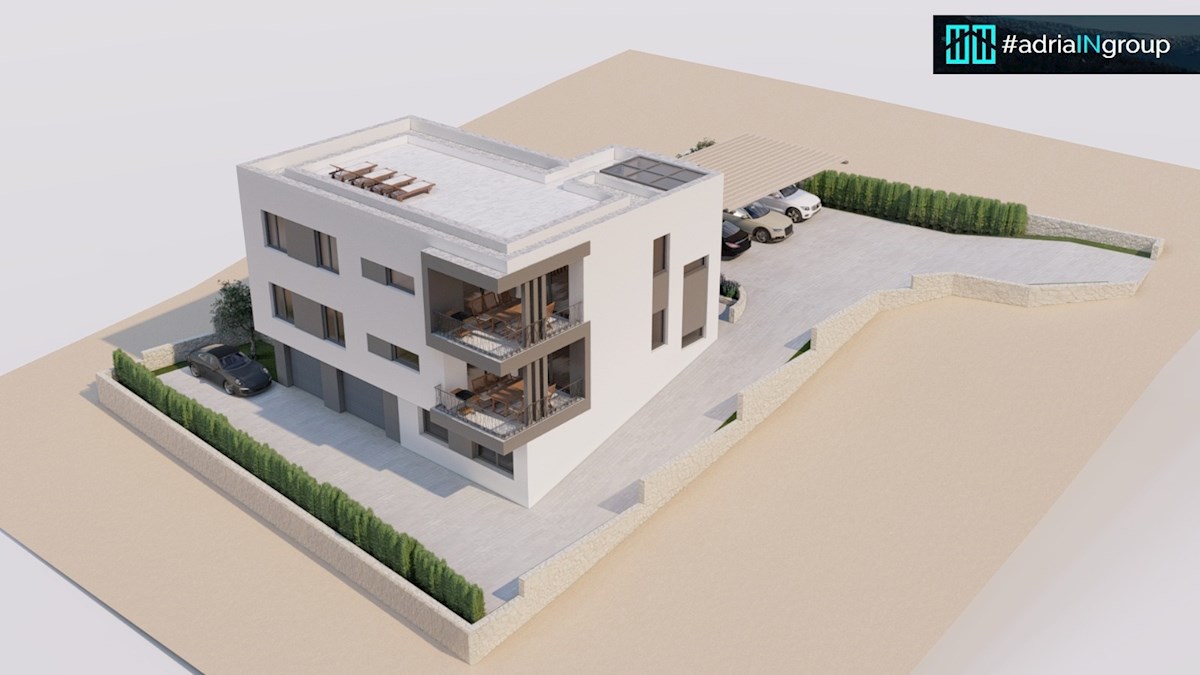 PROJEKT Z DOVOLJENJEM (pogled na morje) / Zazidljivo zemljišče, Podstrana, PREBERI OPIS
